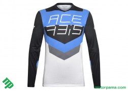 Maglia cross Acerbis MX Track Nero Blu (2)3